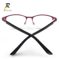 17027 Fashion Wholesale Custom Metal Eyewear Glasses Optical Eyeglasses Frames